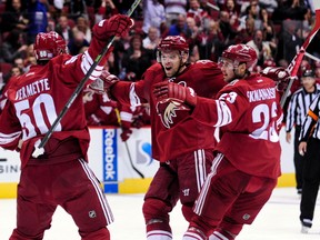 Glendale City Council voted in favour of an amended arena lease agreement that will see the Coyotes stay for the next two seasons. (Matt Kartozian/USA TODAY Sports/Files)