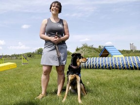 Intelligencer file photo by Emily Mountney-Lessard
Lisa-Marie Guernon, dog trainer, is seen here at Muzzles and Snouts in Prince Edward County.