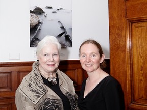 The Honourable Elizabeth Dowdeswell, Lieutenant Governor of Ontario (left), with London photographer Jennifer Squires (submitted photo).