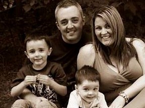 Daniel and Claire Woodall with their two young boys. Daniel Woodall started as an officer with the Greater Manchester Police (GMP). Constable Daniel Woodall became an an Edmonton Police Service member in 2007. Woodall (35 years old) with the EPS's Hate Crimes Unit was shot and killed in the line of duty on Monday, June 9, 2015. Several officers were in the process of executing a warrant at approximately 7:50 p.m. at 18620 Street and 62A Avenue, when shots were fired. The residence was subsequently engulfed in flames and burnt to the ground. Family Photo