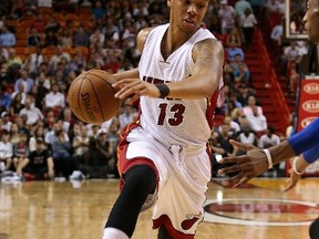 The Orlando Magic have reportedly acquired guard Shabazz Napier from the Miami Heat. (Mike Ehrmann/Getty Images/AFP)