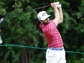 Canada's Adam Hadwin had such a good start to his final round at the Canadian Open Sunday that he was hoping to win it all - until the wheels came somewhat at the seventh hole. (Craig Robertson/Toronto Sun/Postmedia Network)