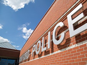 The Brantford Police station on Elgin Street in Brantford, Ontario.  Brian Thompson/Brantford Expositor/Postmedia Network