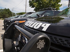 Brantford Police vehicles