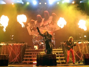 Rob Halford of Judas Priest rocked metal fans at this 2011 show. Judas Priest will play MTS Centre on Nov. 1. (DARREN MAKOWICHUK/POSTMEDIA NETWORK FILE PHOTO)