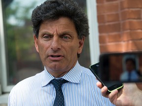 Lawyer Lawrence Greenspon releases statement on behalf Calypso Theme Waterpark Monday, July 27, 2015 following the judge's sentence. The park is ordered to pay $400,000 fines. 
Photo by Dani-Elle Dube/Ottawa Sun
