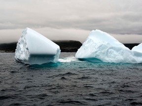 An iceberg seen near Cape Spear, Newfoundland, in this May 31, 2012 file photo. (REUTERS/Greg Locke)
