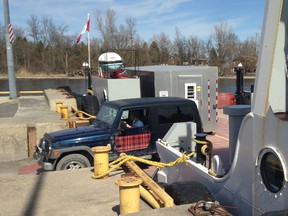 Amherst Island ferry docks in Millhaven and Stella are to be rebuilt to replace side-loading docks with end-loading docks. Elliot Ferguson/Kingston Whig-Standard