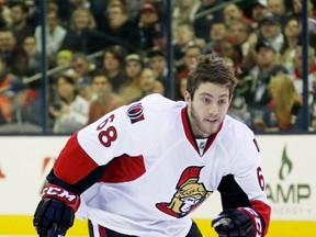 Senators forward Mike Hoffman. (AFP Files)