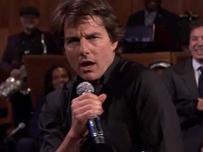 Tom Cruise lip-syncs to Meat Loaf's Paradise by the Dashboard Light (YouTube)
