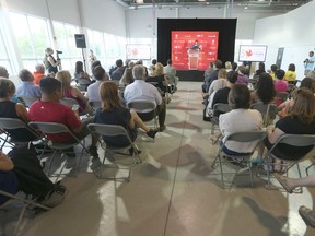 A media event for the 2017 Canada Summer Games was held at the Pan Am Pool Tuesday, July 28, 2015.