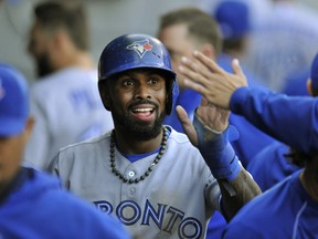 There were mixed emotions inside the Blue Jays clubhouse following the departure of Jose Reyes on Tuesday. (AP/PHOTO)