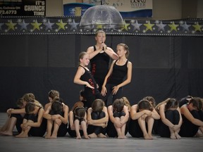 The Intermediate Lyrical team performed Rain at the dance recital held on Friday at the Tim Horton Events Centre.
