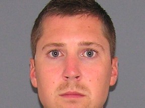 Former University of Cincinnati police office Ray Tensing is seen in an undated booking photo from the Hamilton County Sheriff's Office in Ohio. Tensing has been charged with murder in connection with the July 19 shooting death of unarmed motorist Samuel Dubose, the Hamilton County prosecutor said on Wednesday.    REUTERS/Hamilton County Sheriff's Office/Handout