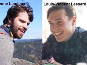 Etienne Lemieux and Louis-Vincent Lessard (Facebook photo)