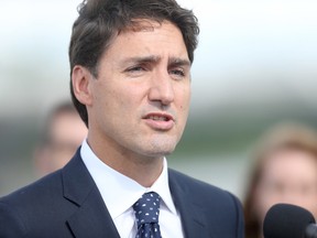 Justin Trudeau, leader of the federal Liberal party, was in Winnipeg on  Thursday, July 23, 2015.