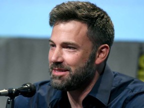 Ben Affleck attends the "Batman v Superman: Dawn of Justice" panel on Day 3 of Comic-Con International on Saturday, July 11, 2015, in San Diego. (Photo by Richard Shotwell/Invision/AP)