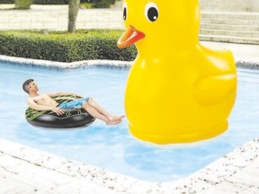 Giant Rubber Duckie, $229.95, Hammacher-Schlemmer (hammacher....