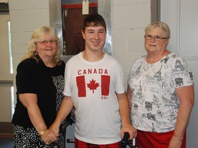 JESSICA LAWS/For The Intelligencer
Deputy mayor and grandmother Linda Bracken stands with her grandon, Lucas Cuddy, 18, and Susan Cuddy, Lucas’ other grandmother and member of the health and accessibility committee for Marmora and Lake, continue to advocate for accessibility for residents in the community.