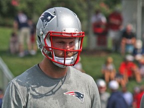 New England Patriots tight end Scott Chandler. (John Kryk, Postmedia Network)