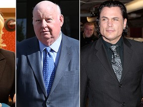 From left: Pamela Wallin, Mike Duffy and Patrick Brazeau are pictured in these file photos. (Reuters and Postmedia Network Files)