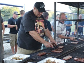 During this event you buy the steak and cook it yourself.(Shaun Gregory/Huron Expositor)