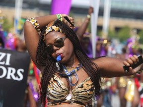 An image from last year's Toronto Caribbean Carnival parade. (VERIONICAL HENRI, Toronto Sun)