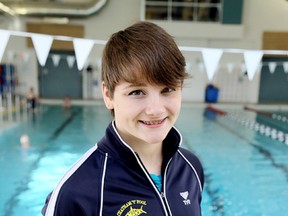 Madison Broad of the Chatham Y Pool Sharks. (MARK MALONE/The Daily News)
