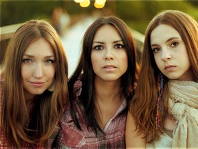 The folk trio Trent Severn, from left, Dayna Manning, Emm Gryner and Laura C. Bates, is touring this summer and performing several new songs from its second album set for release later this year. Handout/Sarnia Observer/Postmedia Network