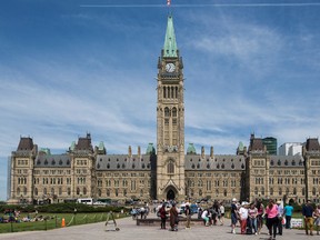 Parliament Hill in Ottawa. (Errol McGihon/Ottawa Sun)