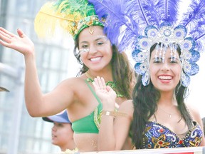 Caribbean Carnival parade on Saturday, Aug. 1, 2015, in Toronto. The festival continues Sunday on Olympic Island. (Veronica Henri/Toronto Sun)