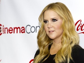 Actress Amy Schumer poses during the CinemaCon Big Screen Achievement Awards at Caesars Palace in Las Vegas, Nevada April 23, 2015. (REUTERS/Steve Marcus)