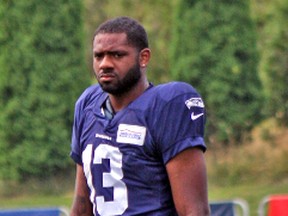 Seattle Seahawks wide reciever Chris Matthews during training camp at the club's practice complex in Renton, Wash., on Aug. 3, 2015. (John Kryk/Toronto Sun)