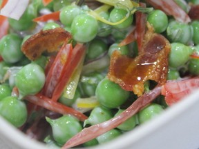 Green Pea Salad. Photo by Paul Shufelt
