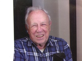 The late Vince Maloney in his Kingston home. (Ian MacAlpine/Whig-Standard file photo)