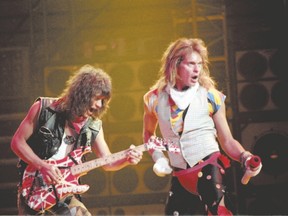 London rock photographer Jeff Blake shot Van Halen performing at Toronto?s Maple Leaf Gardens in April, 1984. For more vintage photos contact Blake at jablake@sympatico.ca (JEFF BLAKE/Special to The London Free Press)