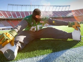 Shomari Williams, shown here at Commonwealth Stadium as a member of the Roughriders in 2010, the year he was drafted first overall, was signed to the Eskimos practice roster on Monday. (The Canadian Press)