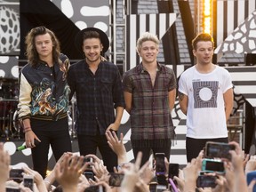 One Direction stars Harry Styles, Liam Payne, Niall Horan and Louis Tomlinson.  (WENN.com)