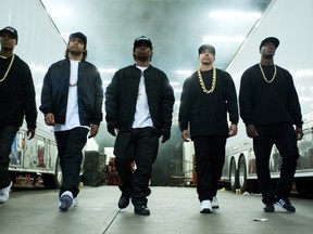 The cast of Straight Outta Compton (Handout)