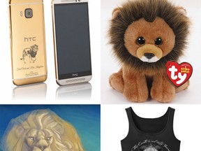 Paraphernalia created to celebrate the memory of Cecil, the lion. (Supplied)