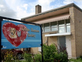 SARAH HYATT/The INtelligencer
The Quinte Humane Society is looking for a new home. Pictured here is the current shelter, located at 527 Avonlough Rd. in Belleville.
