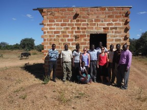 Enactus Lambton students are crowdfunding to build a medical clinic in Gaali, Zambia. The existing structure, pictured, is little more than a shack with a dirt floor, officials say. (Handout/Sarnia Observer/Postmedia Network)