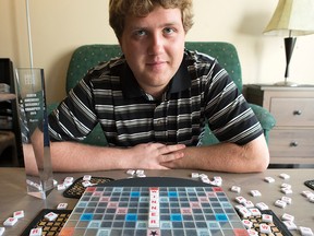 Matthew Tunnicliffe of Kanata, the 2015 North American Scrabble champion. (DANI-ELLE DUBE/OTTAWA SUN)