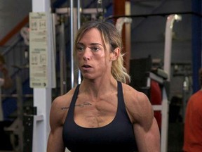Julie Germain will be competing at the GNC Ontario Natural Championships at London's Centennial Hall Saturday. The 32-year-old Sarnia native earned a spot in the women's physique category by winning her first-career show in May. Handout/Sarnia Observer/Postmedia Network