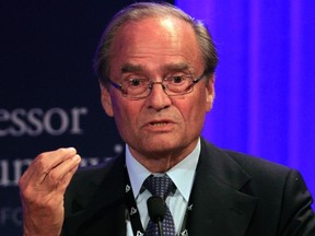 IOC medical committee chairman Arne Ljungqvist answers questions from reporters at the "Doping as a Public Health Issue" conference in Stockholm, September 21, 2012. (REUTERS/Philip O'Connor/Handout)