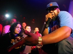 Rapper Sean Price performs during the 2012 Rock the Bells Festival press conference and Fan Appreciation Party on at Santos Party House on June 13, 2012 in New York City.  Mike Lawrie/Getty Images/AFP
