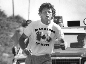 Terry Fox, Marathon of Hope. (File photo)