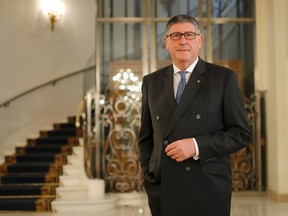 Didier Le Calvez, managing director of the luxury hotel Le Bristol, poses for a picture in Paris, France July 29, 2015. Nowhere in the world has more accommodation available on Airbnb than Paris. Now the home-sharing website that has transformed budget travel to the French capital is giving its super-deluxe hotels a fright too. Picture taken July 29, 2015.  REUTERS/Stephane Mahe