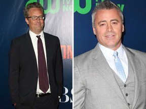 (L-R) Matthew Perry and Matt Leblanc. (WENN.COM file photos)