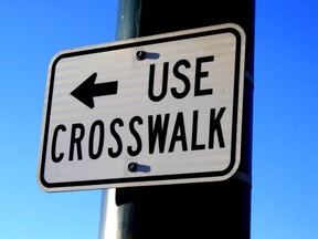 Crosswalk sign